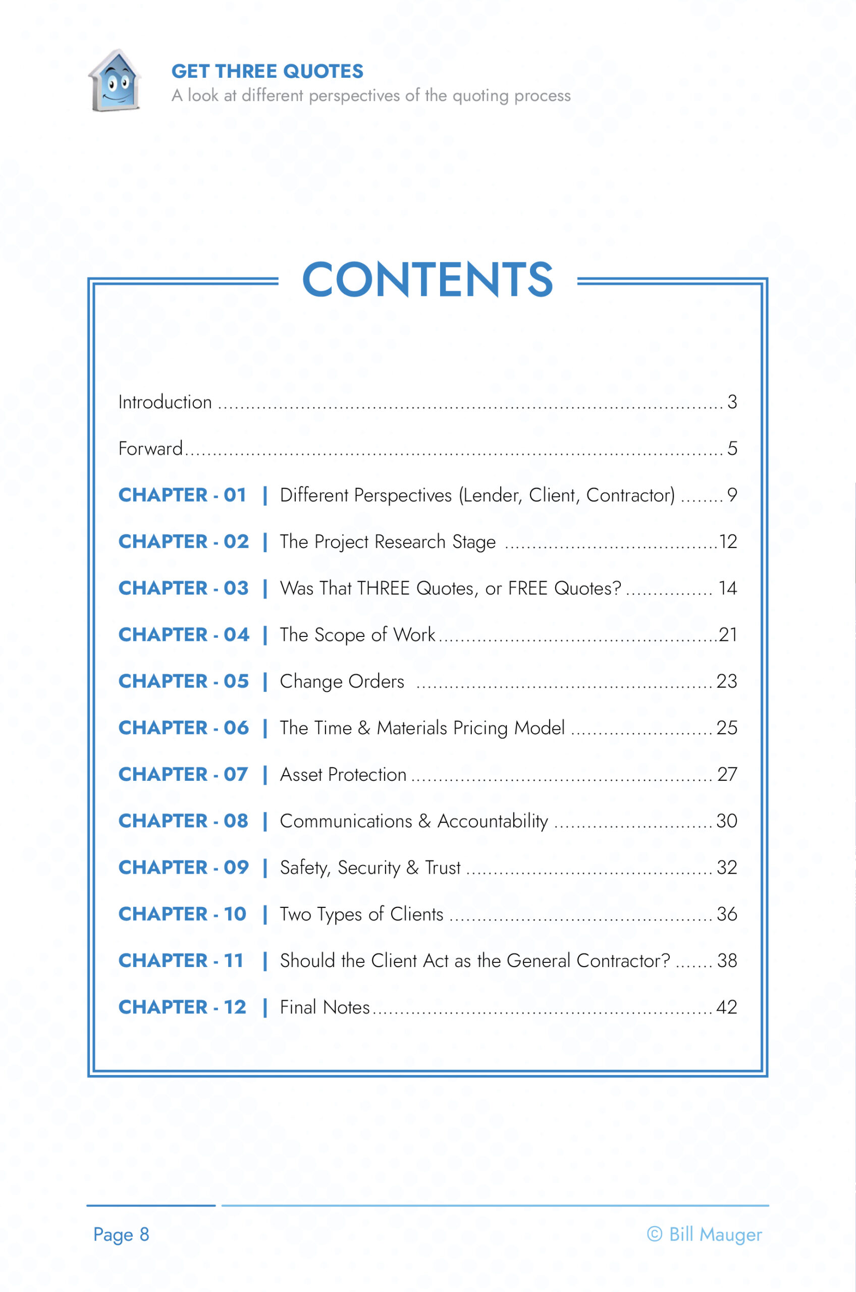 GTQ Table of Contents